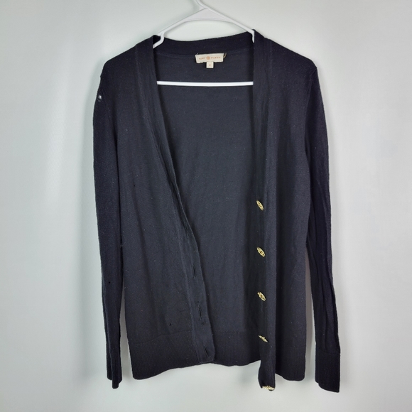 Tory Burch 100% Merino Wool Cardigan Sz  Medium - Picture 1 of 10